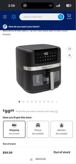 West Bend Air Fryer  NEW