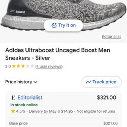 Adidas ultraboost uncaged men’s Oreo