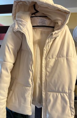 👶💯Primark Cream Hooded Puffer Jacket Girls 14-15 Yrs👶💯