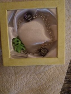 3D Oogie Boogie Charm Bracelet $4 New