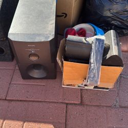 Philips Surround Sound Speakers 