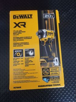 DEWALT DCF860B 20V XR Impact Driver Tool Only