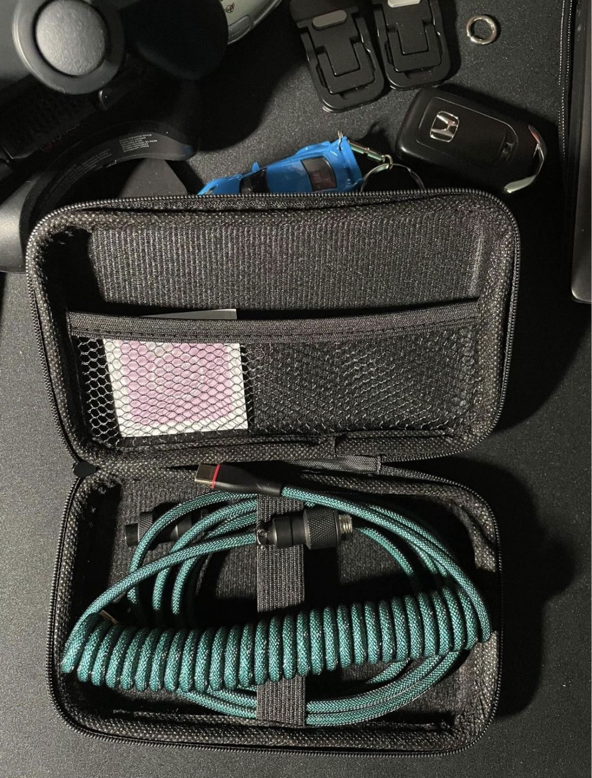 Coiled USB C Keyboard Cable for Mechanical Keyboard