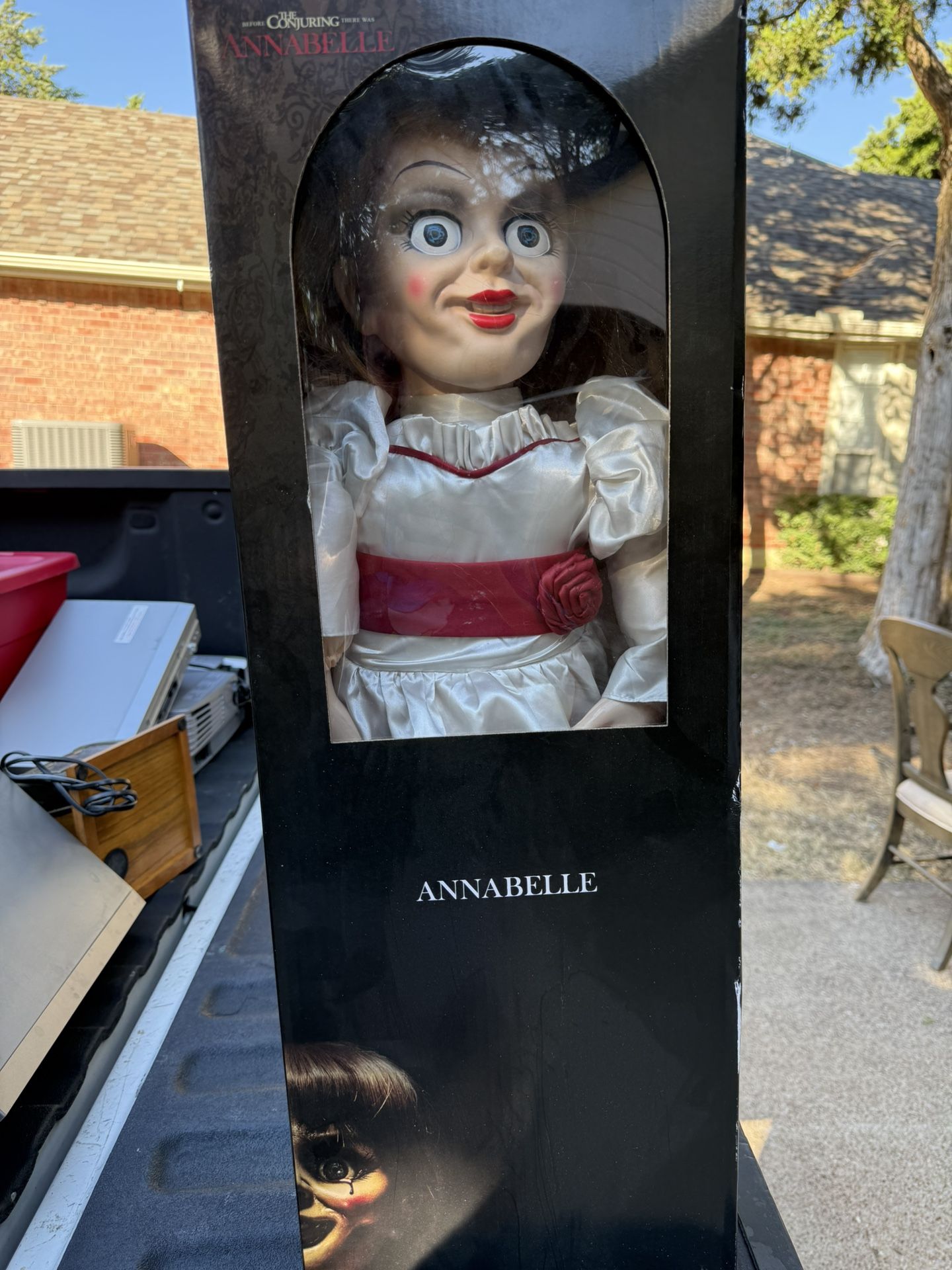 Annabelle Doll The Conjuring Universe Horror Collectible Figure Spirit Halloween  Item: Annabelle doll from The Conjuring Universe.  Box branding and