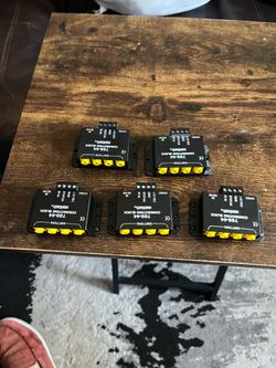 Five Xantech Connecting blocks