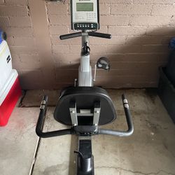 Beautiful Nice Grey And Black Exercise Machine Bike