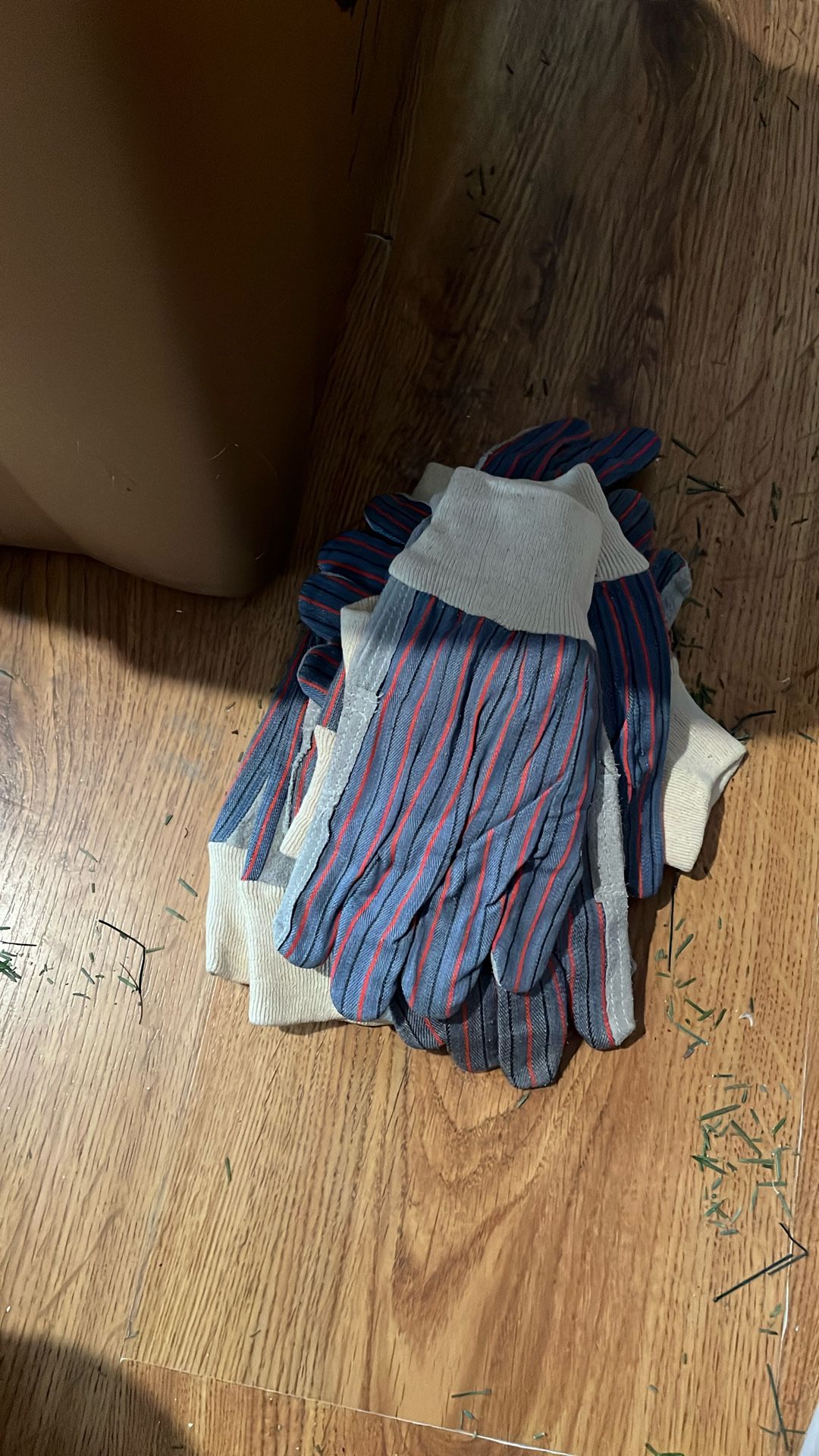 6 Pairs Leather Work Gloves