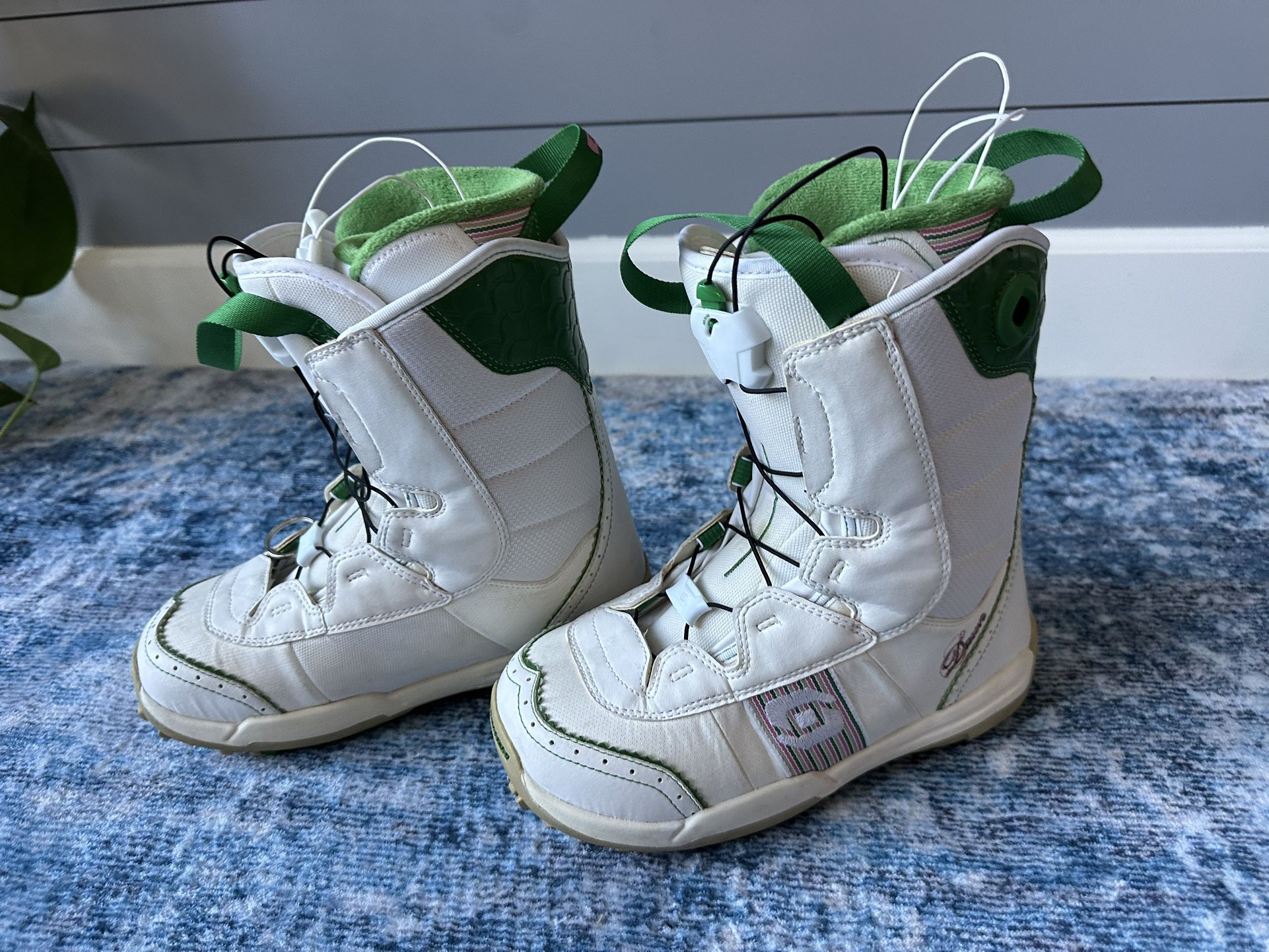 Salomon Women’s Snowboard Boots Size 6/6.5/7-also carry snowboard/goggles/helmet/ski mask/coat/pants