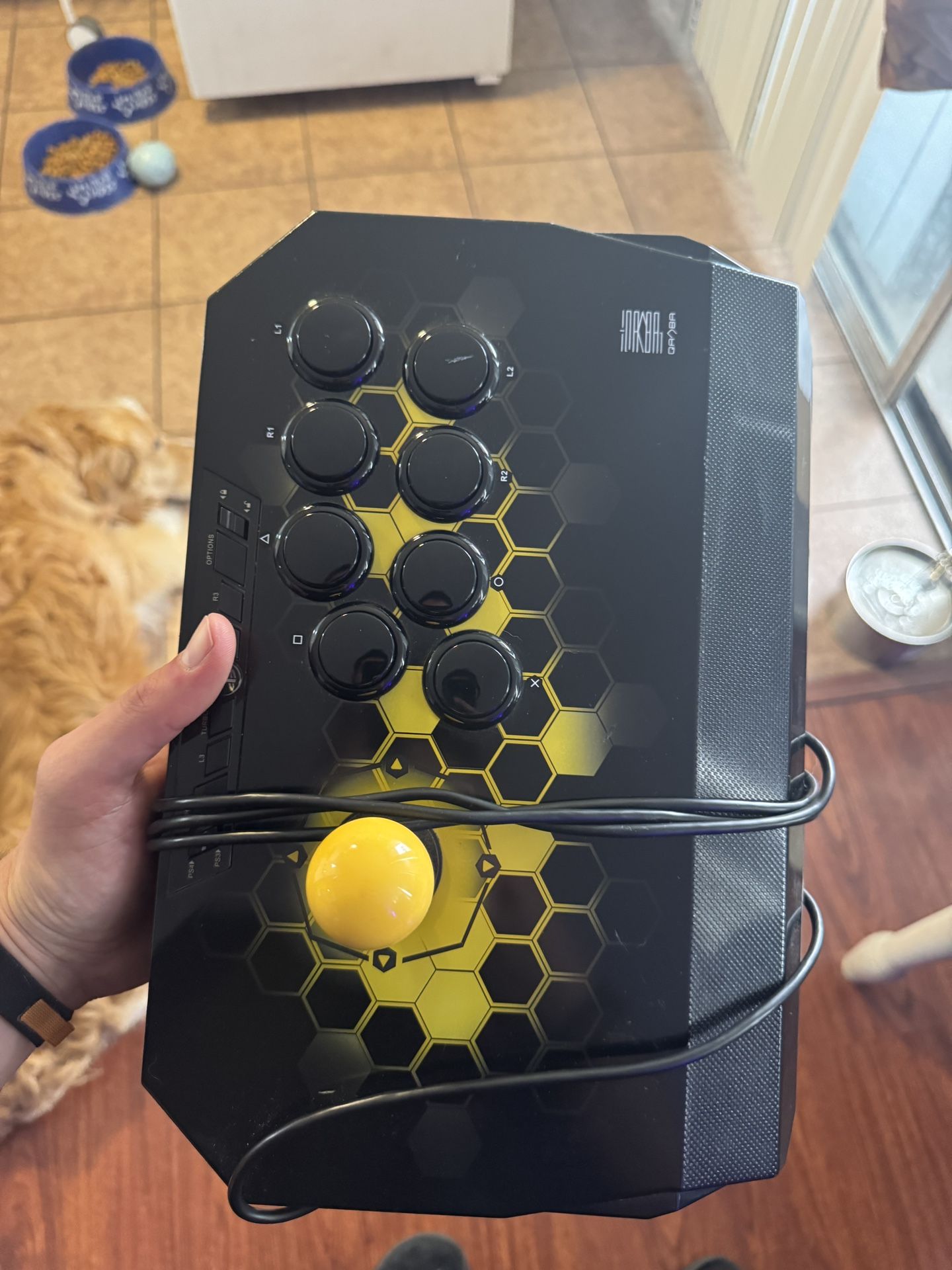 Qanba Drone Joystick for PlayStation 4 and PlayStation 3 and PC Fighting Stick