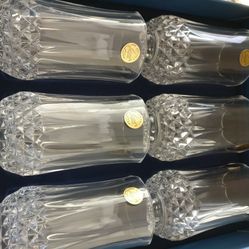 Garanti lead crystal tumblers. NEW