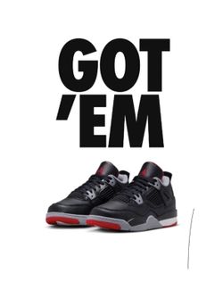 Jordan 4 Bees Reimagined - Size 11