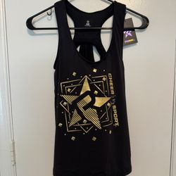 Rebel Athletic “Cheer is my sport flowy tank “ Black Size AXS
