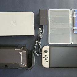 Nintendo Switch OLED with game