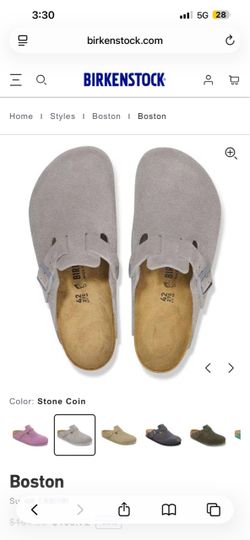 Birkenstock Boston Stone Coin BNWT