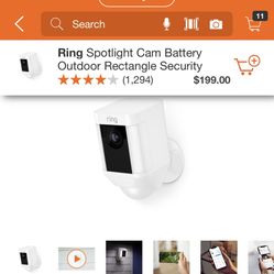 RING SPOTLIGHT CAM SECURITY BRAND NEW