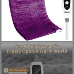 Heating Pad for Back,4lb Weighted Heating Pads for Pain Relief & Cramps,Moist Heat Pads for Neck,Shoulder,Knee, Leg,Birthday Christmas Gifts for Women