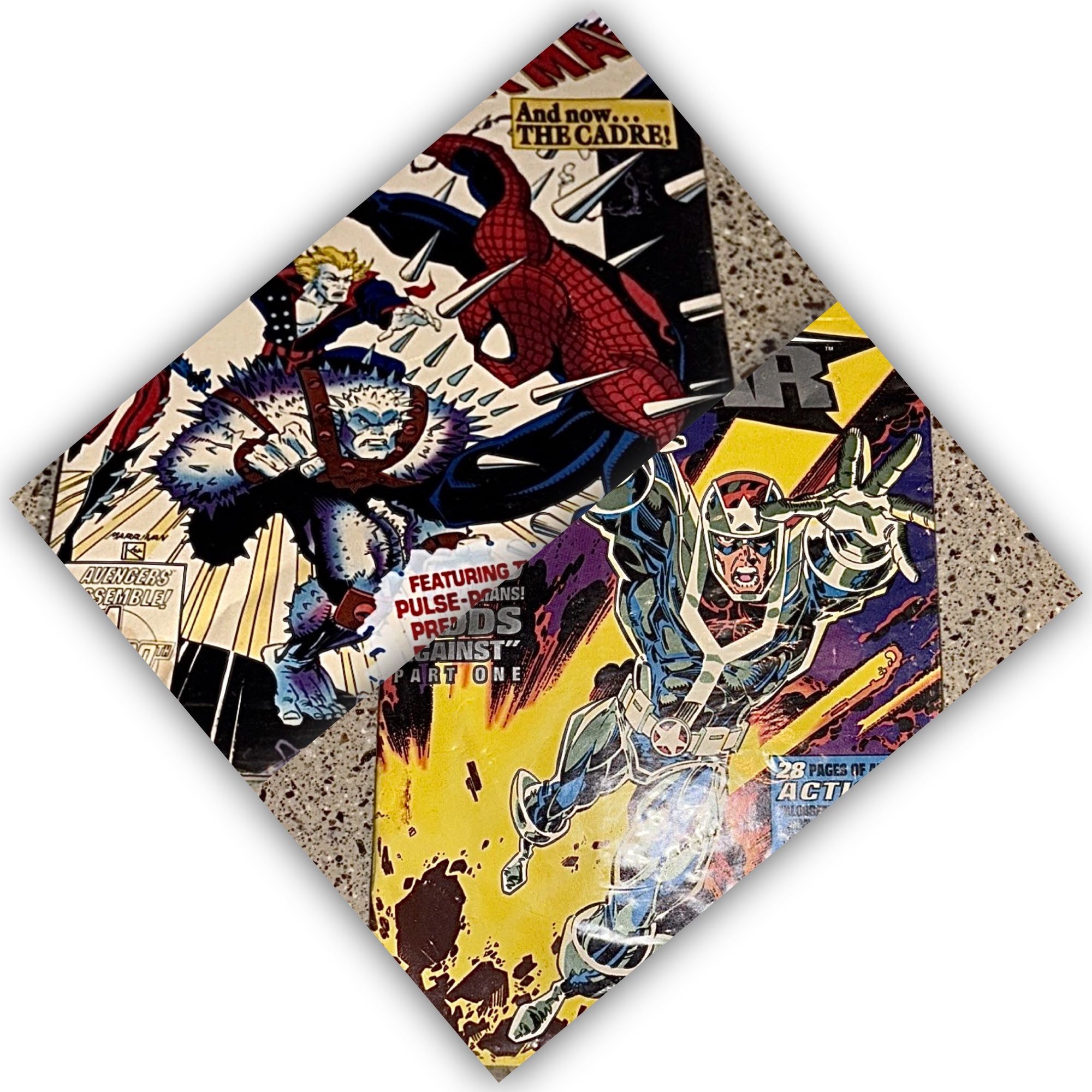 Silver Star & Web Of Spider-Man Comic Book’s