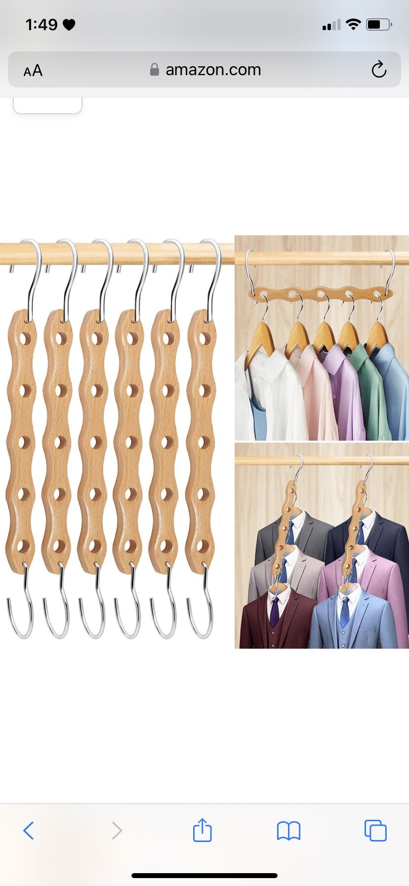 Close Organizer Hangers 