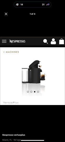 Nespresso Vertuo Plus Almost new