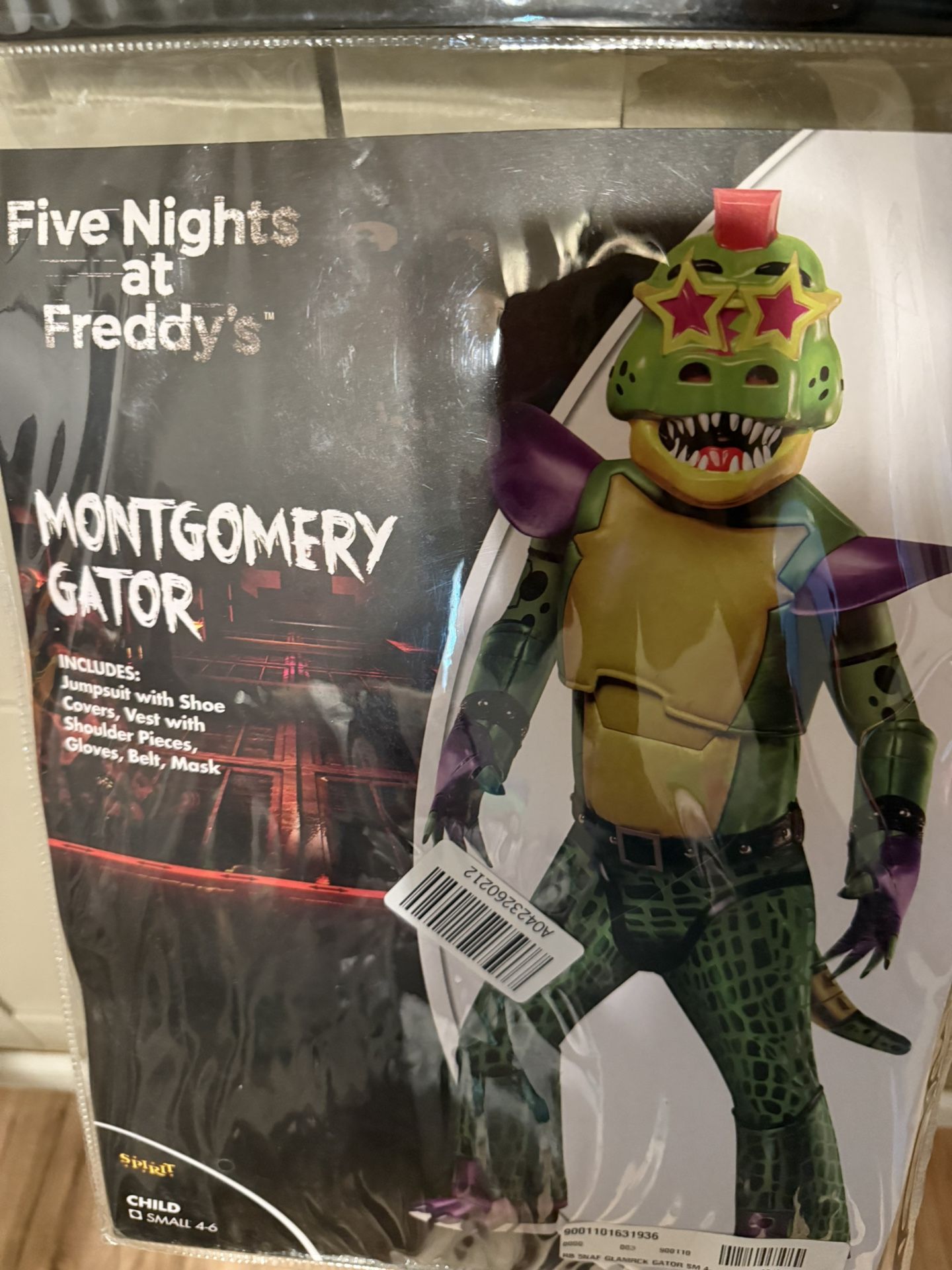 Montgomery gator costume kids small 4-6
