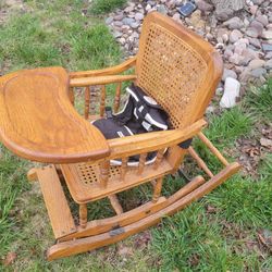 Victorian Highchair  And Rocking Chair