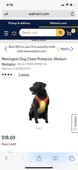 Remington dog chest protector- Hunting