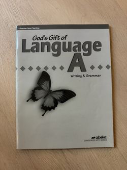 Abeka 4th grade ELA Quiz/Test answer key book