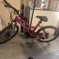 Girl’s Pink Mongoose Bike 