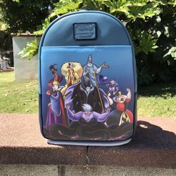 DISNEY LOUNGEFLY VILLAINS MINI BACKPACK 