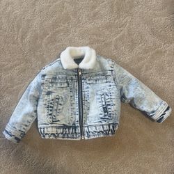 Little Bipsy Sherpa Jean Jacket