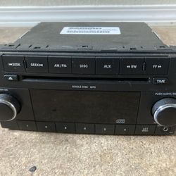 2008-12 Dodge Jeep Chrysler AM/FM Stereo CD Player