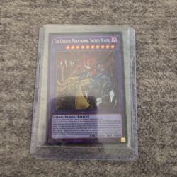 Yugioh the chaotic  phantasmal sacred beast secret rare