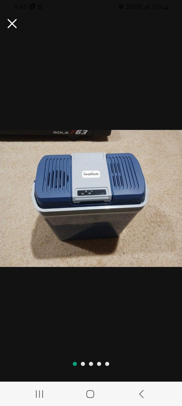 Ivation Thermoelectric Cooler And Warmer 24 L, Portable Mini Fridge.