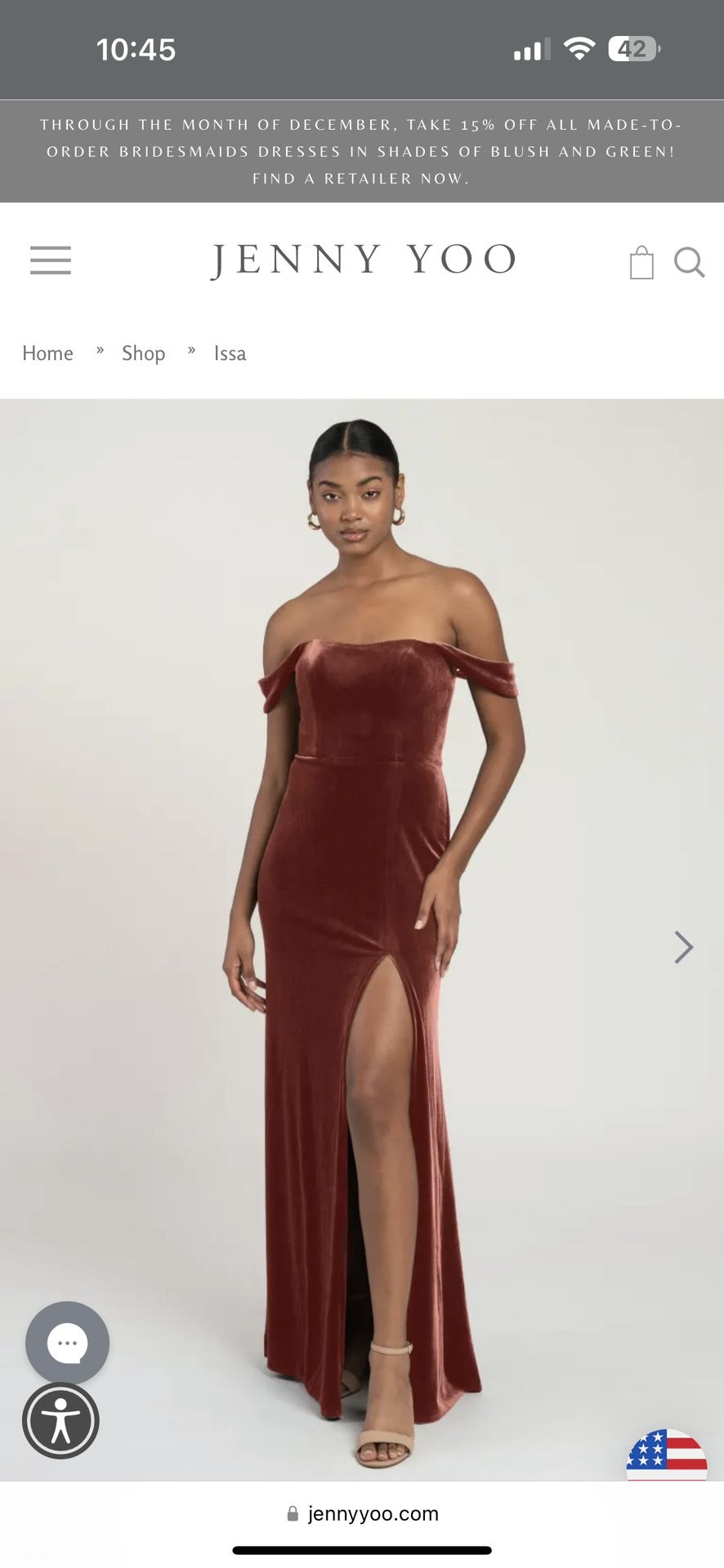 velvet bridesmaid dresses jenny yoo High V-Neck Velvet Bridesmaid Dresses With Sleeves