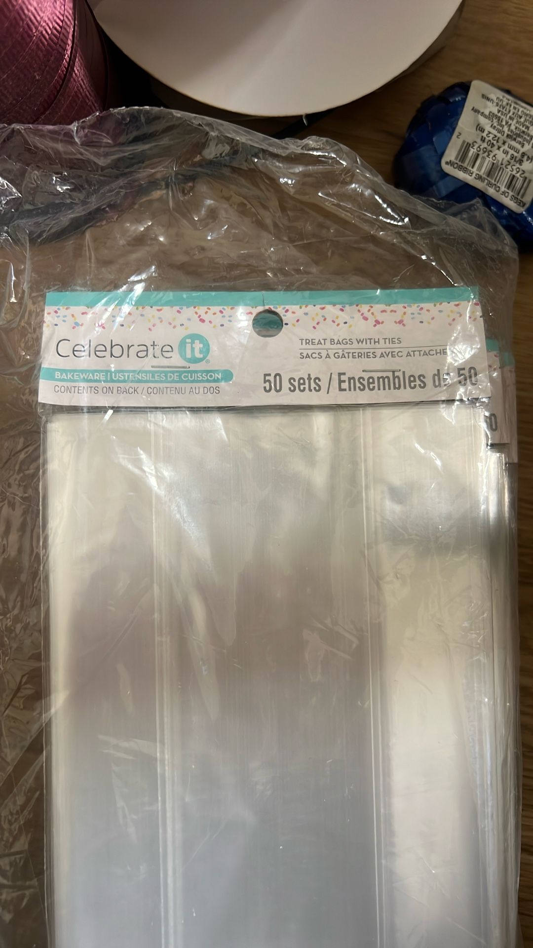 Party Treat Bags - 4 x 2 x 9.5 - 10 x 50 bags 