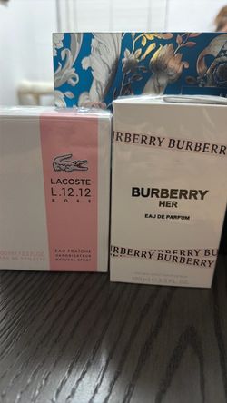 Lacoste L.12.12 Rose & Burberry Her Perfume Bundle