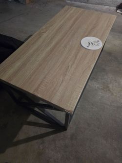 Tan/brown coffee table