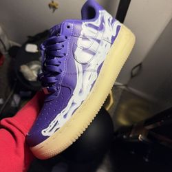 Air Force 1 Purple Skeleton 