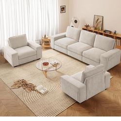 Brand New  Modern Couch and Chair “In Box”