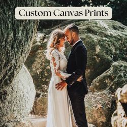 Large 24" x 36" Premium Custom Canvas Prints
