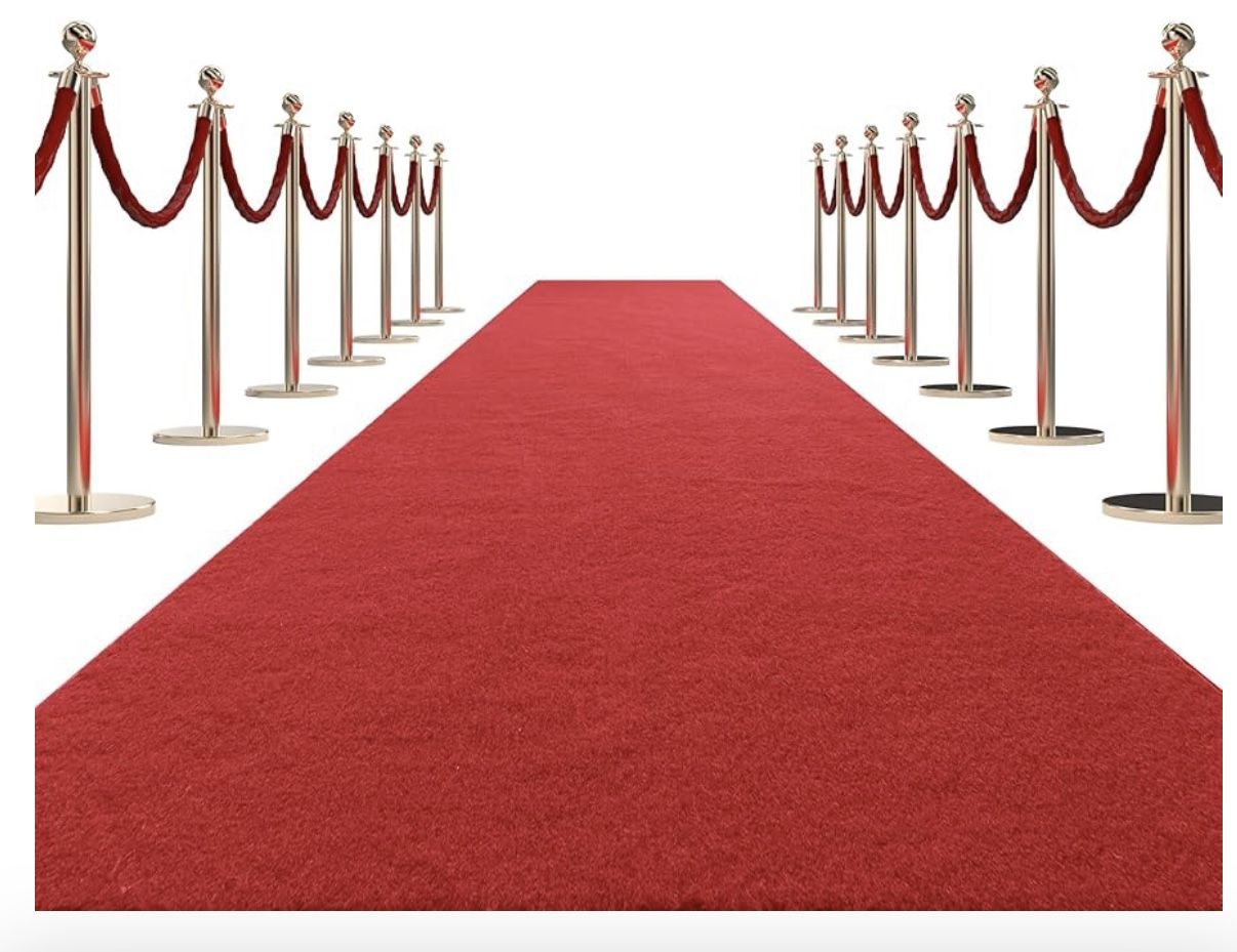 3x10 Ft Red Carpet