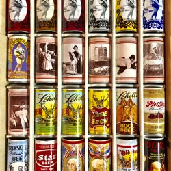 Extensive Can Collection With Totes