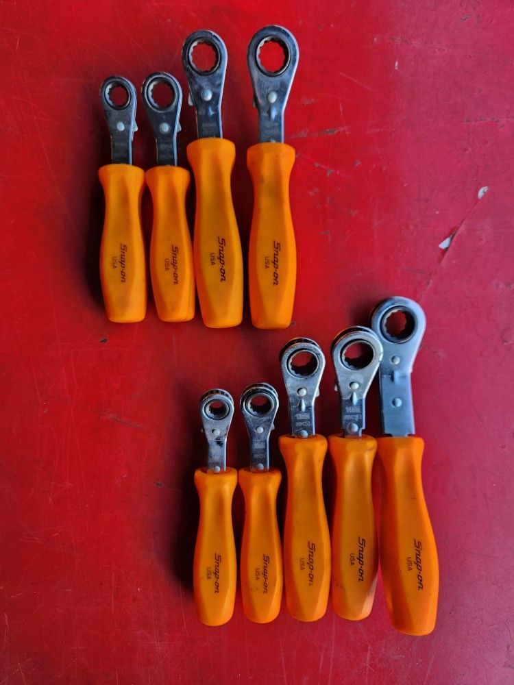 Snap On Orange Handle Ratcheting Set