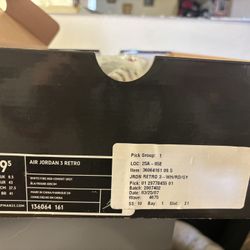 2007 Jordan 3 Fire red