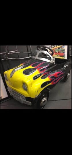 Hotrod Antique Metal Pedal Car in Fantastic Condition - stored in garage for years and is super cool