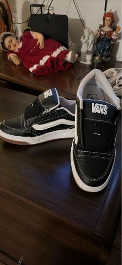 Vans Black and White Low-Top Sneakers
