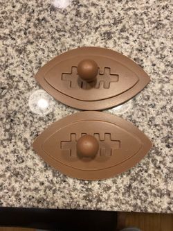Football wall hooks- 2 count