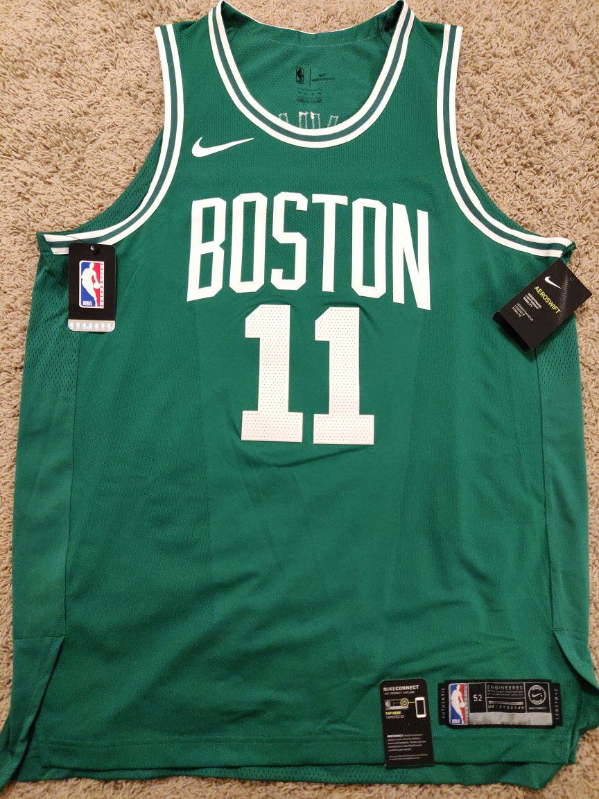 Nike Authentic Boston Celtics Kyrie Irving Road Green White Aeroswift Jersey Size XL Extra Large 52