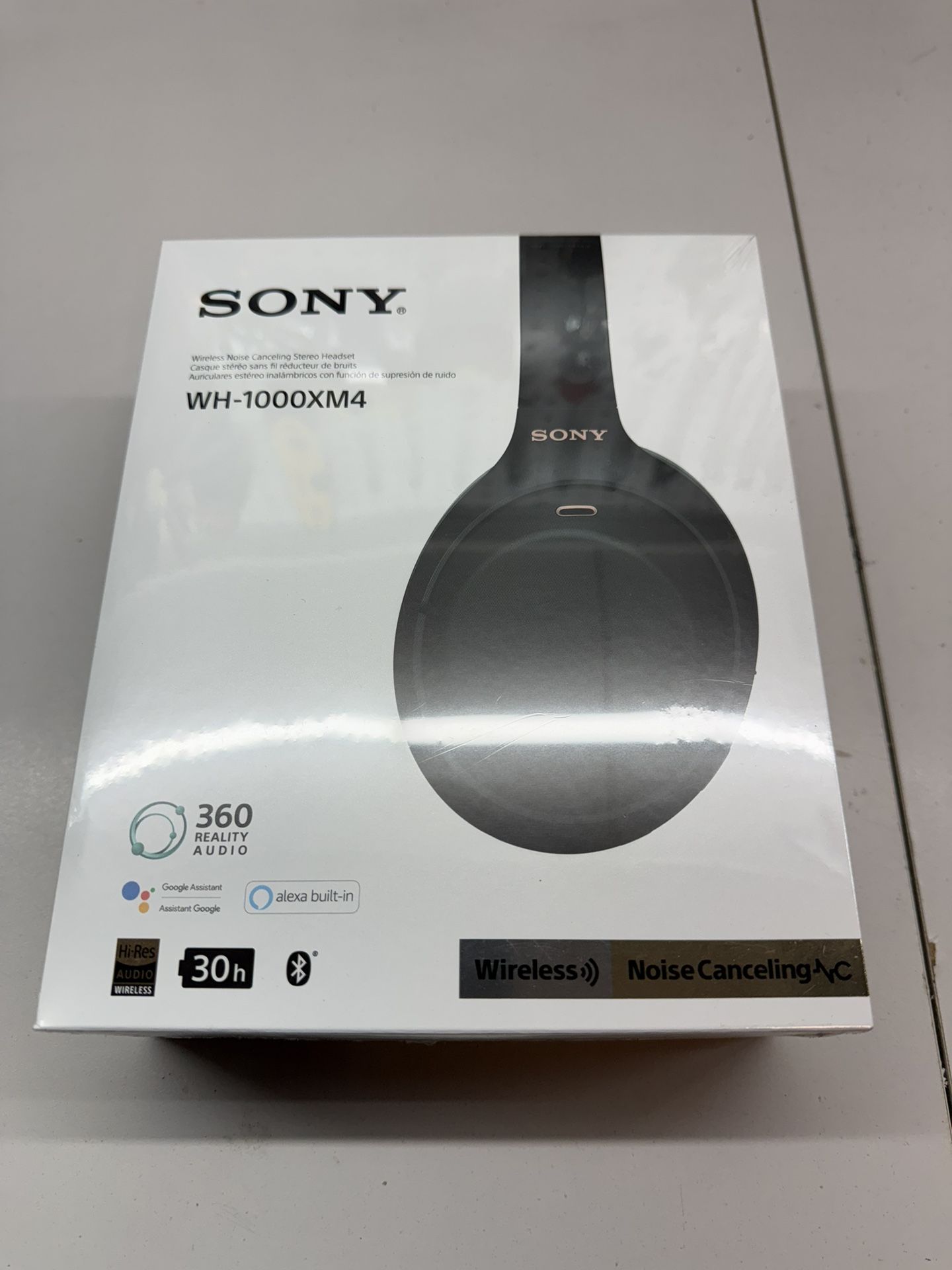 Sony WH-1000XM4 Wireless Premium Noise Canceling Overhead Headphones with Mic for Phone-Call and Alexa Voice Control, Black WH1000XM4