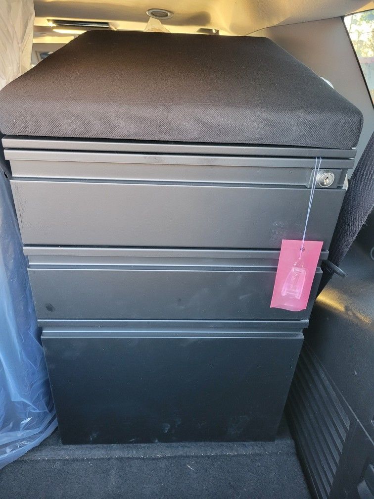 File Cabinet With Cushion
